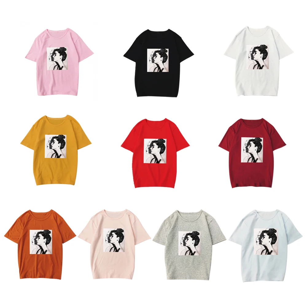 Женская футболка с короткими рукавами Повседневная тонкая из полиэстера | одежда