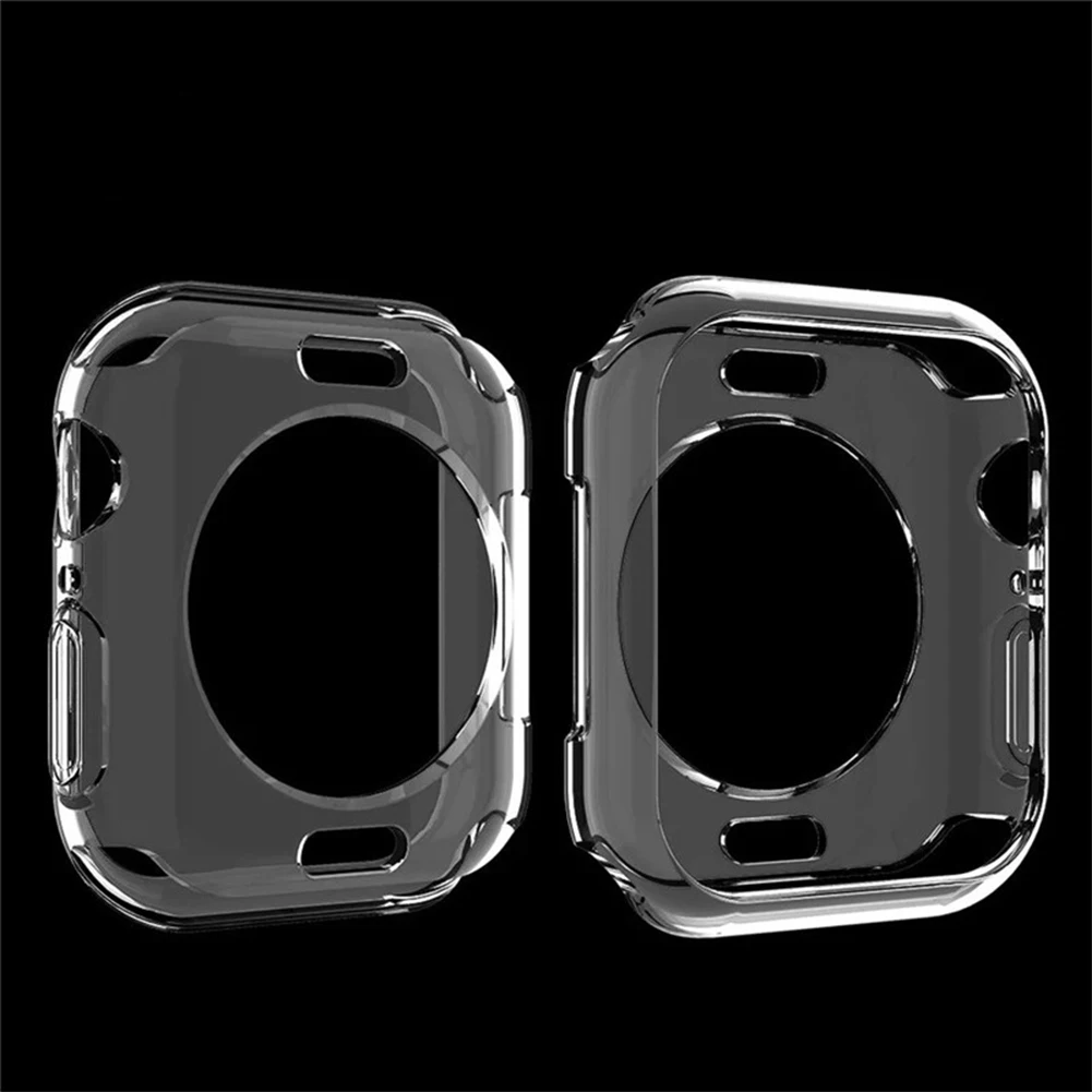 Ультратонкий Прозрачный Ультра чехол с рамкой из термополиуретана для Apple Watch 2 3 4
