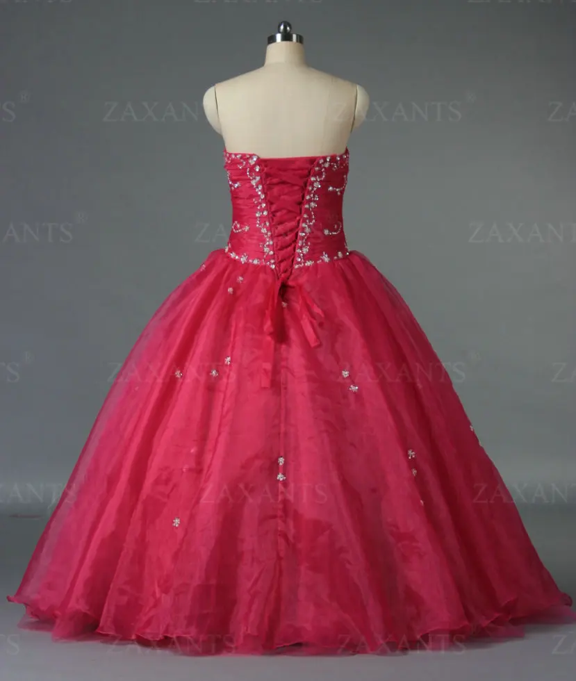 E1043 Милая Органзы Бисера Бальное платье Пром Quinceanera Платья Мода | Свадьбы и