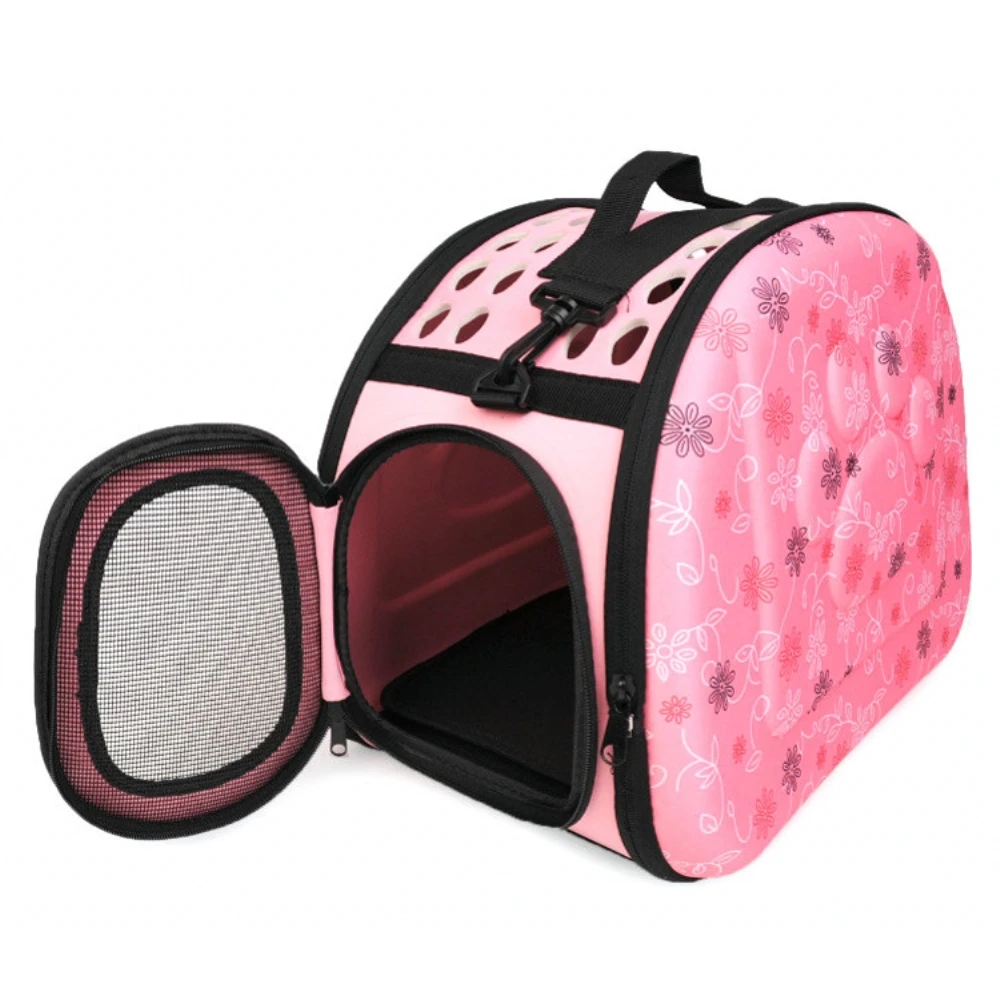 Переносной клетки для вашего любимчика кота собаки сбоку складная дорожная