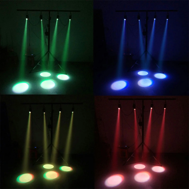 1 шт. светодиодный 7x18 Вт RGBWA+ УФ-светильник с DMX512 6в1 сценический светильник с эффектом мытья диско-DJ 7x12 Вт 54x3 Вт 12x3 Вт Мини Светодиодный точечный светильник ing 10 Вт
