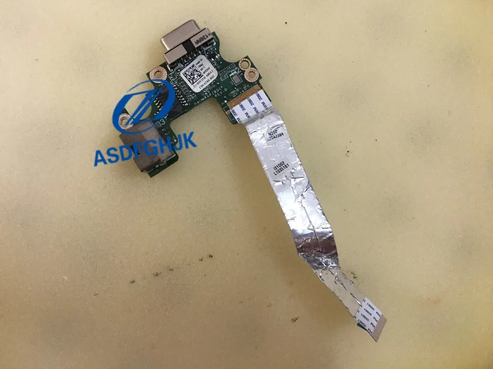 Плата VGA Ethernet LAN с кабелем 9Y3YW DAUM8API8D0 09Y3YW работает 100% ТЕСТ ОК для Inspiron 14R M4010 N4010 |