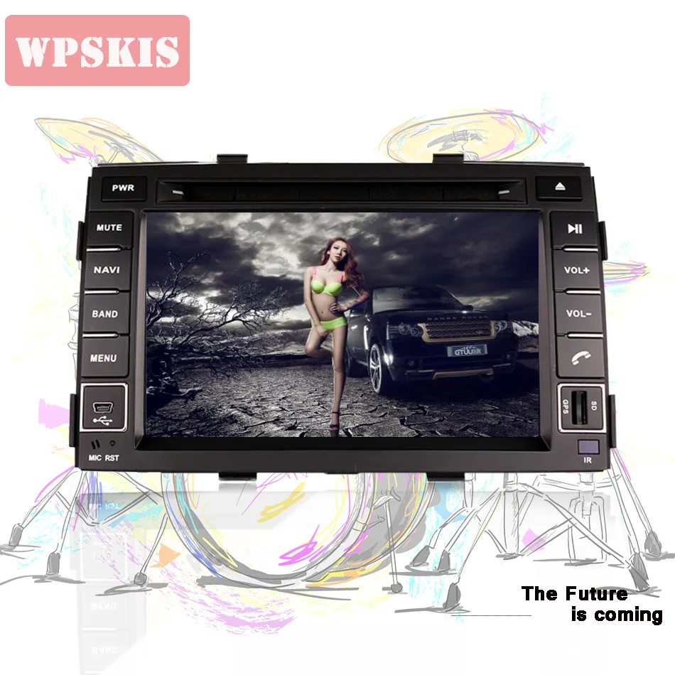 Автомобильный dvd-плеер для KIA Sorento 2009-2012 2Din 4 + 64 гб Android 9 0 GPS-навигация головное