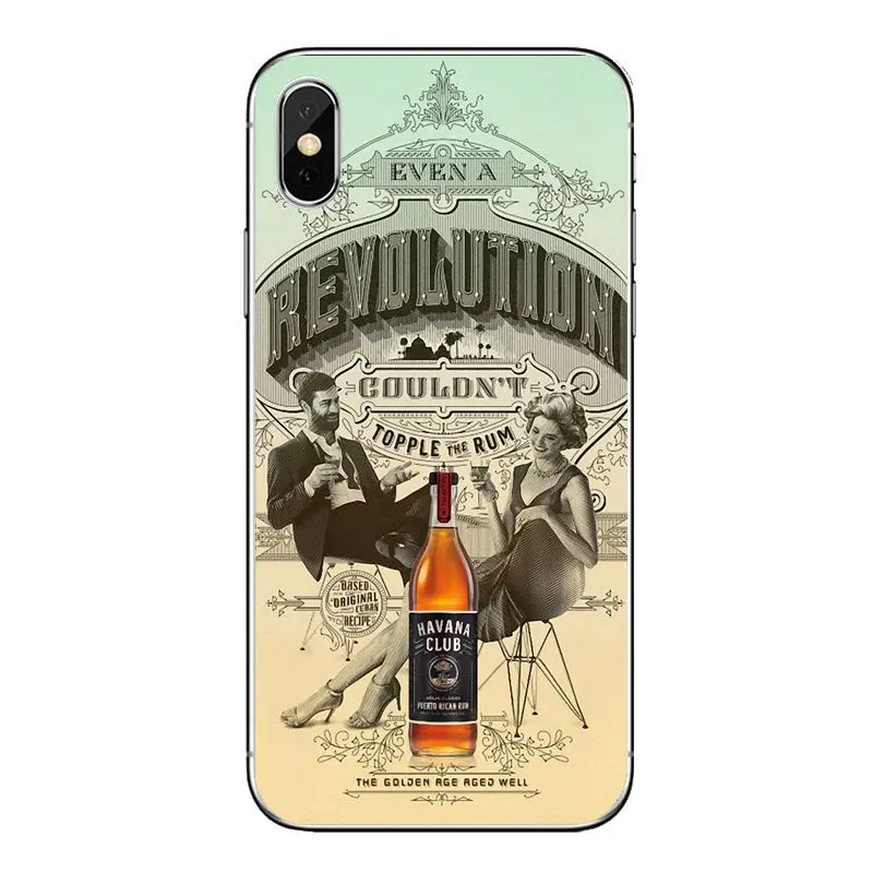 Для Samsung Galaxy Note 8 9 S9 S10 A8 A9 Star Lite Plus A6S A9S прозрачное мягкое покрытие кожи Havana Club Anejo