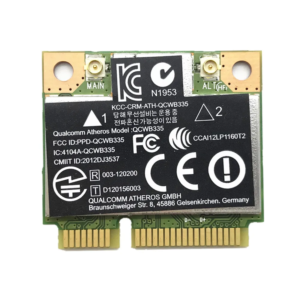 Для 655 CQ58 ENVY M4 M6 DV7 QCWB335 WIFI беспроводная 150M + Bluetooth совместимая карта - Цена: 645,86 руб.