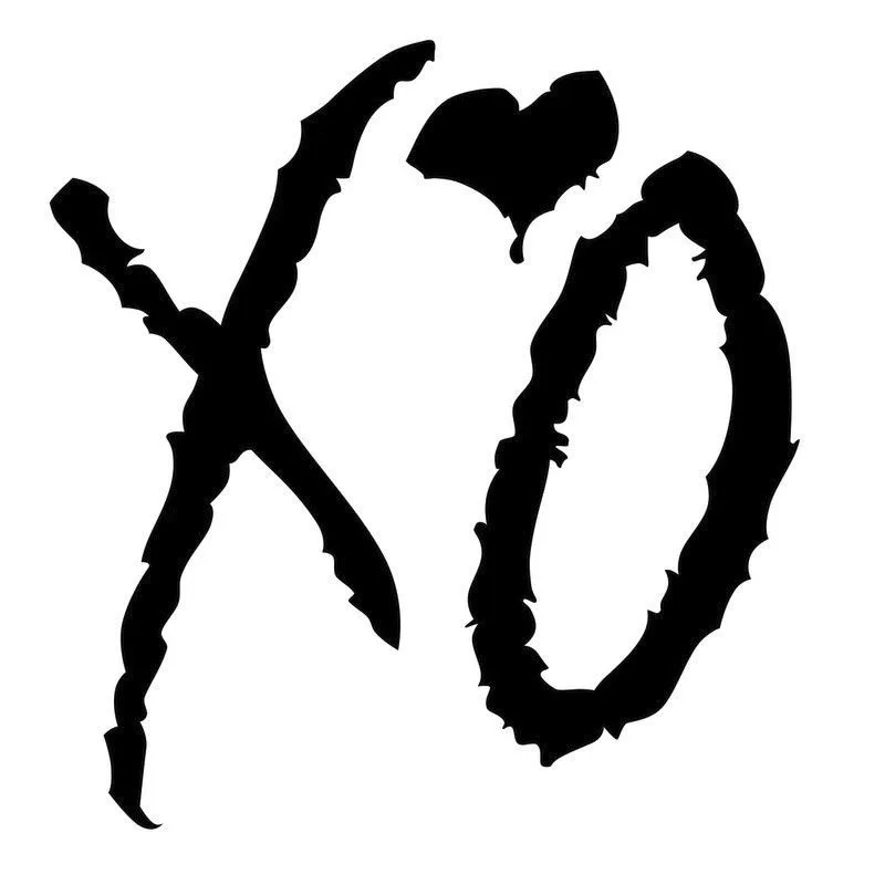 POOMOO Декор Weeknd XO Наклейка на стену ~ пользовательский цвет и размер OVO новый