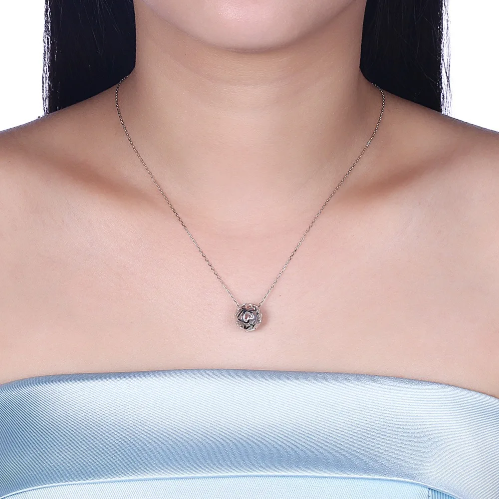 Ожерелье из серебра 925 пробы с подвеской в виде футбольного мяча|Ожерелья| |