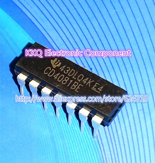 НОВЫЙ 100 ШТ. CD4081BE CD4081 DIP14 DIP-14 CD4081B |