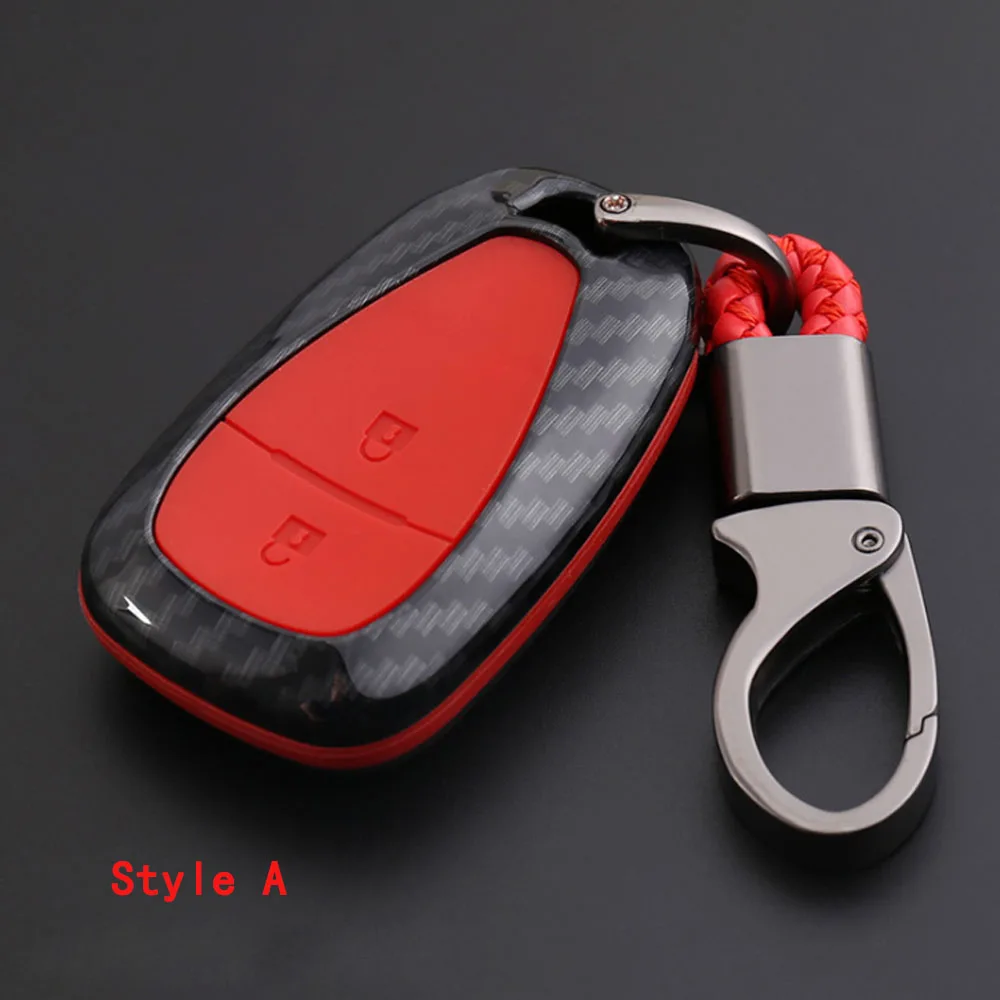 Автомобильный держатель для ключей из углеродного волокна Chevrolet Malibu Equinox Cruze Camaro