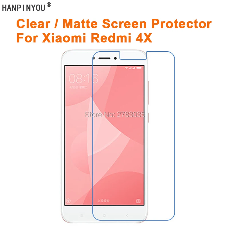 Для Xiaomi Redmi 4X 5 0 &quotпрозрачная глянцевая/Антибликовая матовая защитная пленка для