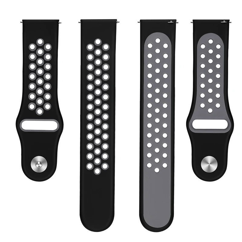 Ремешок сменный для Samsung Galaxy Watch Band мягкий силиконовый браслет Gear S3 22 мм Sport S2 46 42