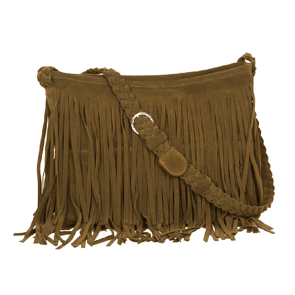 Повседневные женские туфли с бахромой на плечо сумка через сумка-тоут Сумки из