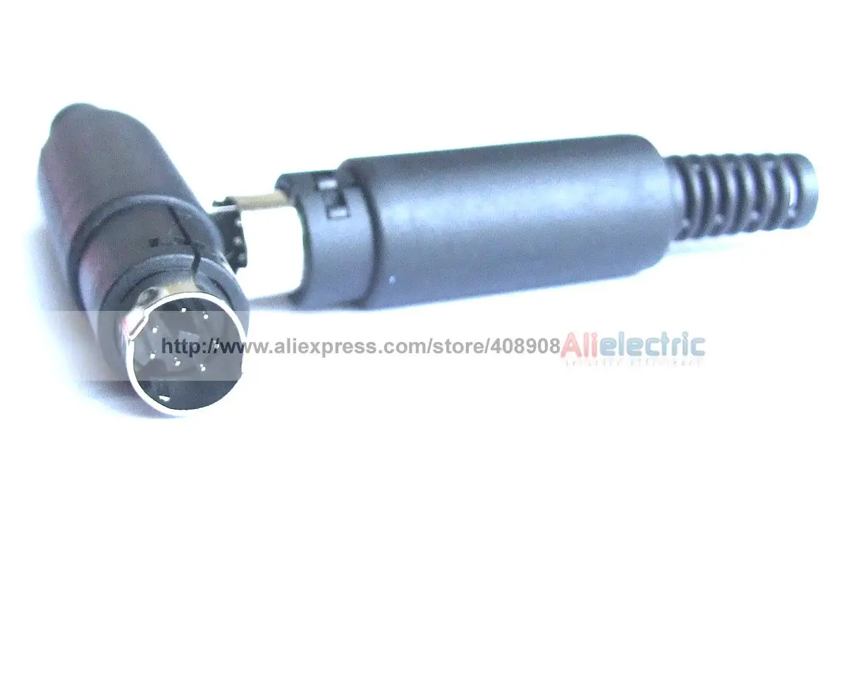 5 шт. 7 Pin мини DIN штекер Соединитель с пластиковой ручкой пайки кабели DIY|connector