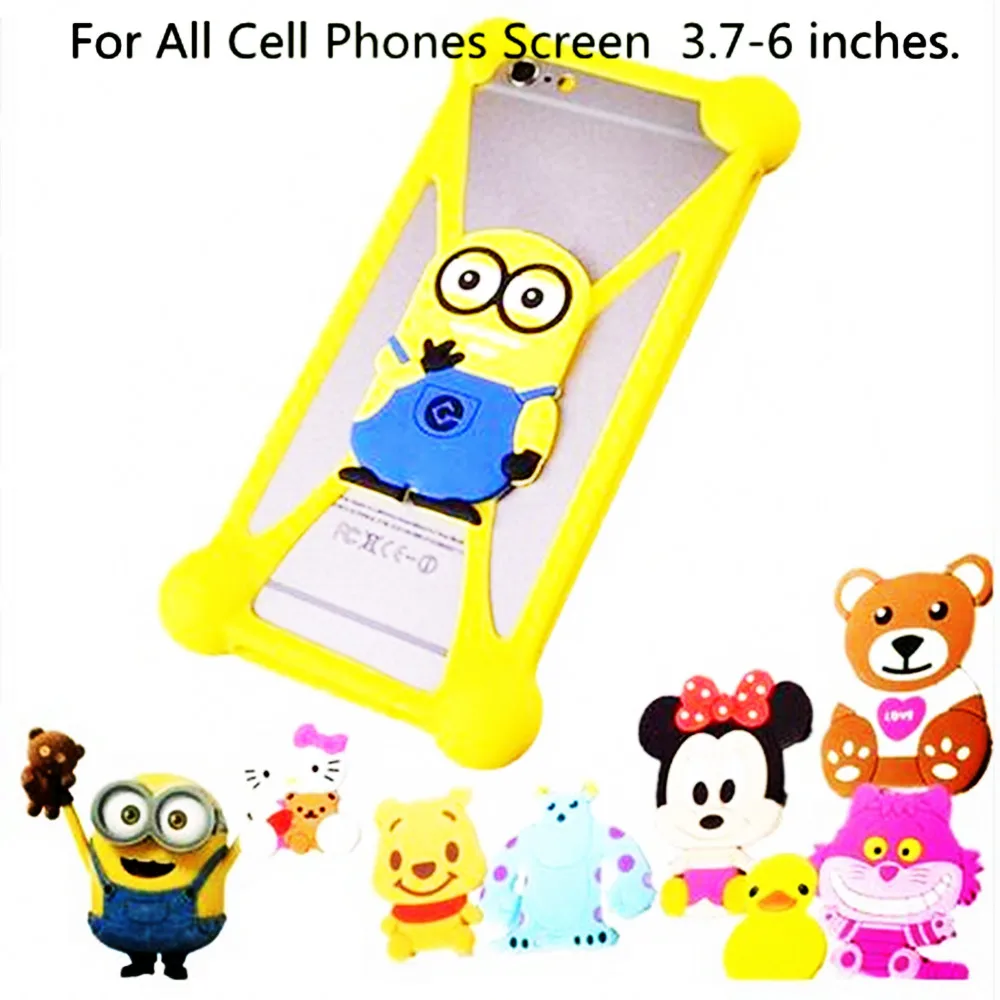 Милый Мультфильм Силиконовый Универсальный Сотовый Телефон Случаях Fundas Для Oukitel