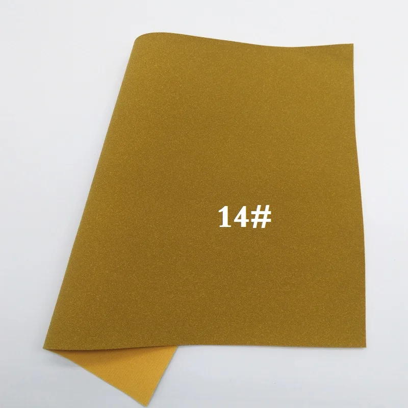 14 Glitterwishcome 21X29 см A4 размер винил для бантов замша кожа Fabirc искусственная кожа листы для бантов, GM382A - Цвет: 14
