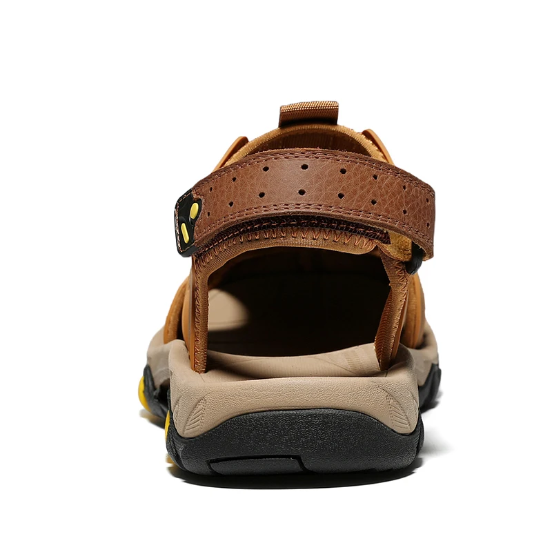 Сандалии мужские с закрытым носком уличные кроссовки защитой от столкновений