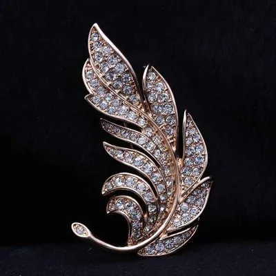 1 шт. Ретро bling Diy брошь Винтаж Эмаль роскошный перо значок булавки на лацканы для женщин год - Окраска металла: 11