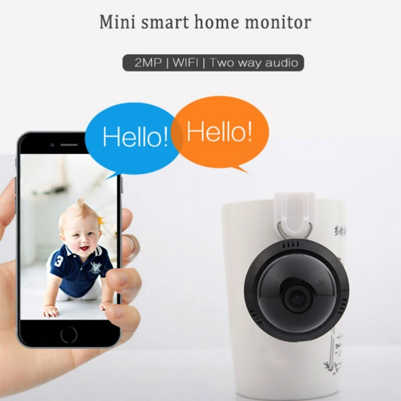 Умная беспроводная камера наблюдения домашний пульт WiFi сетевая HD ночное видение