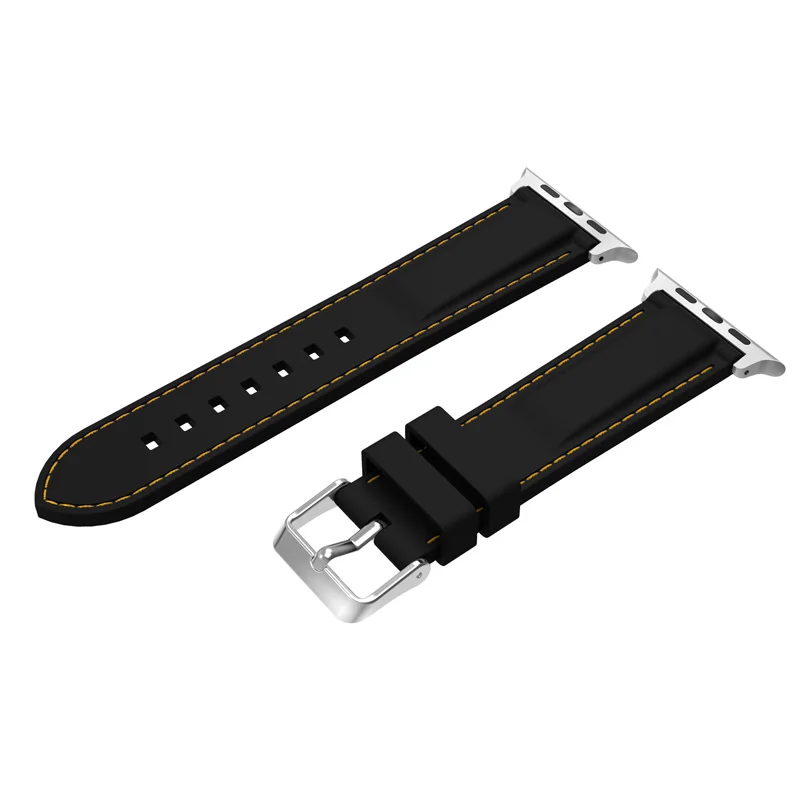 JANSIN спортивный ремешок для смарт-часов apple watch series 5 4 3 2 1 спортивная петля ремешок для apple watch браслет наручных часов iWatch, силиконовый ремешок 38/42/40/44 мм