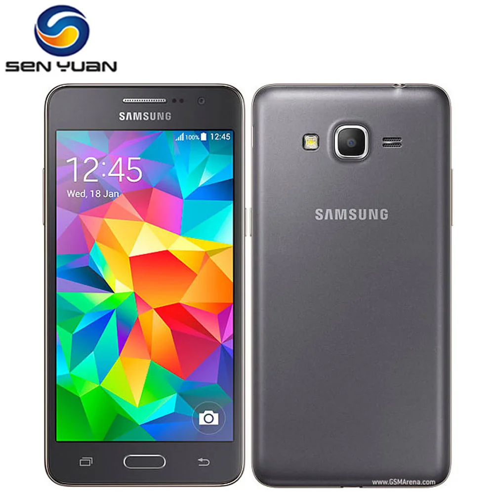 Unlocked Original Samsung Galaxy Grand Prime G530 G530H Cell Phone Ouad Core Dual Sim 1GB RAM 5.0 Inch Touch Screen | Мобильные