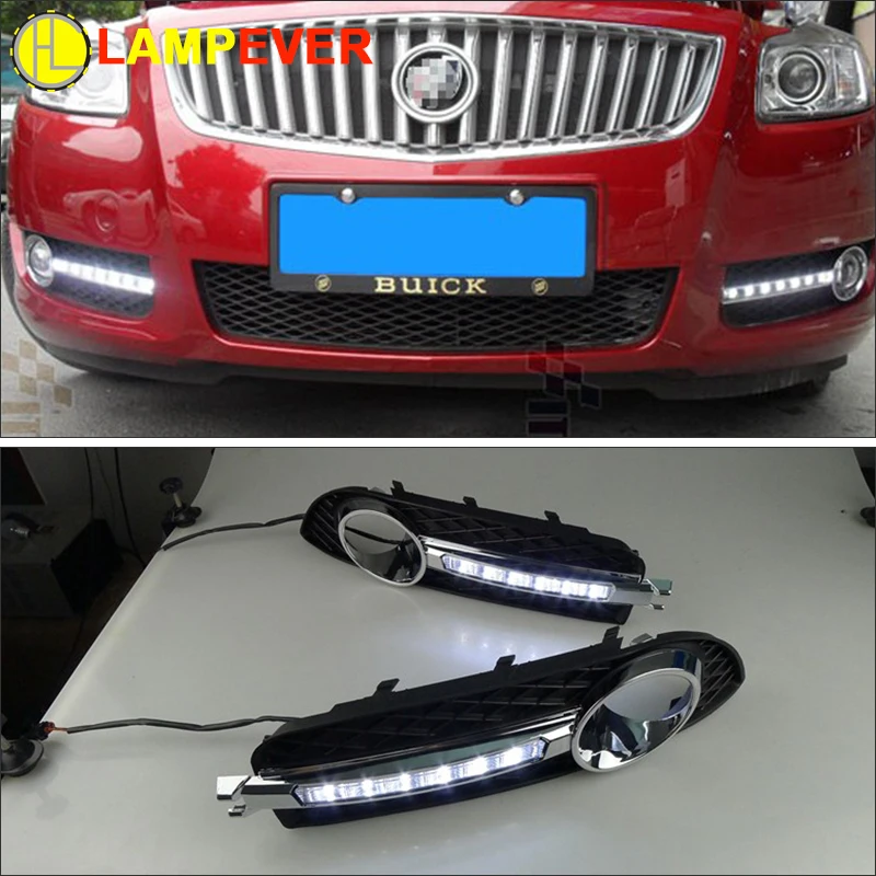 Lampever Автомобильный светодиодный DRL для Buick Opel Insignia белый Цвет рама