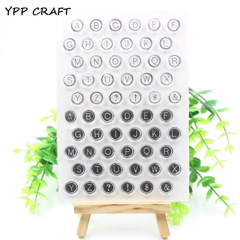 YPP поделки, разные прозрачный чистый силикон штампы для DIY Скрапбукинг/изготовление карт/Дети забавное украшение поставки - Цвет: B60