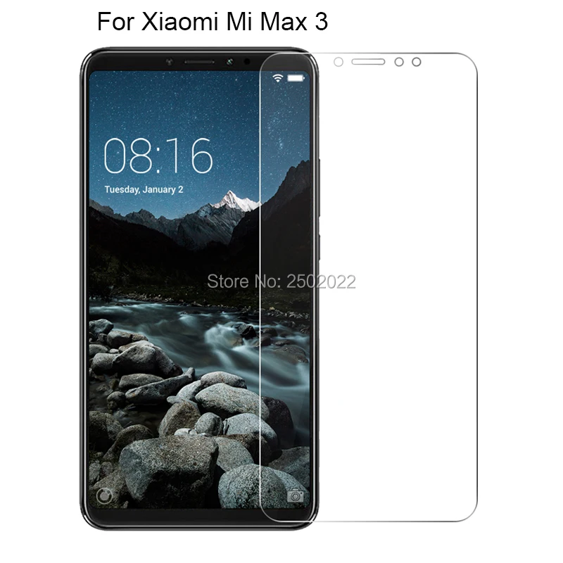 

2.5D 0.26mm 9H Tempered Glass For Xiaomi Mi Max 3 Screen Protector protective film For Xiaomi Mi Max 3 max3 2018 Guard Cover