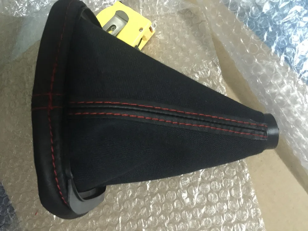 5 скоростей ручка переключения передач с кожаными сапогами чехлом GAITOR Boot красной