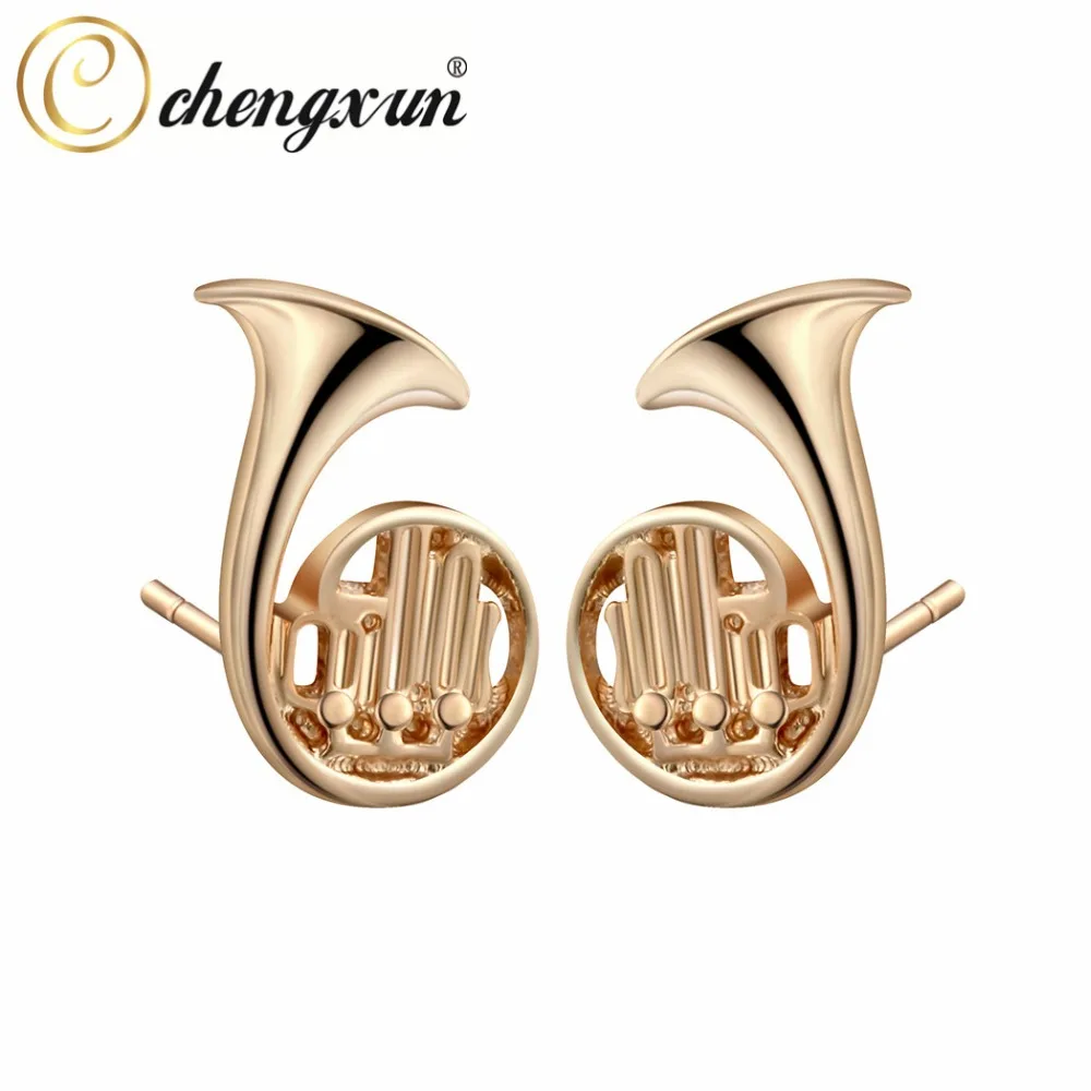 CHENGXUN очаровательны формы серьги гвоздики с животными для женщин ювелирные