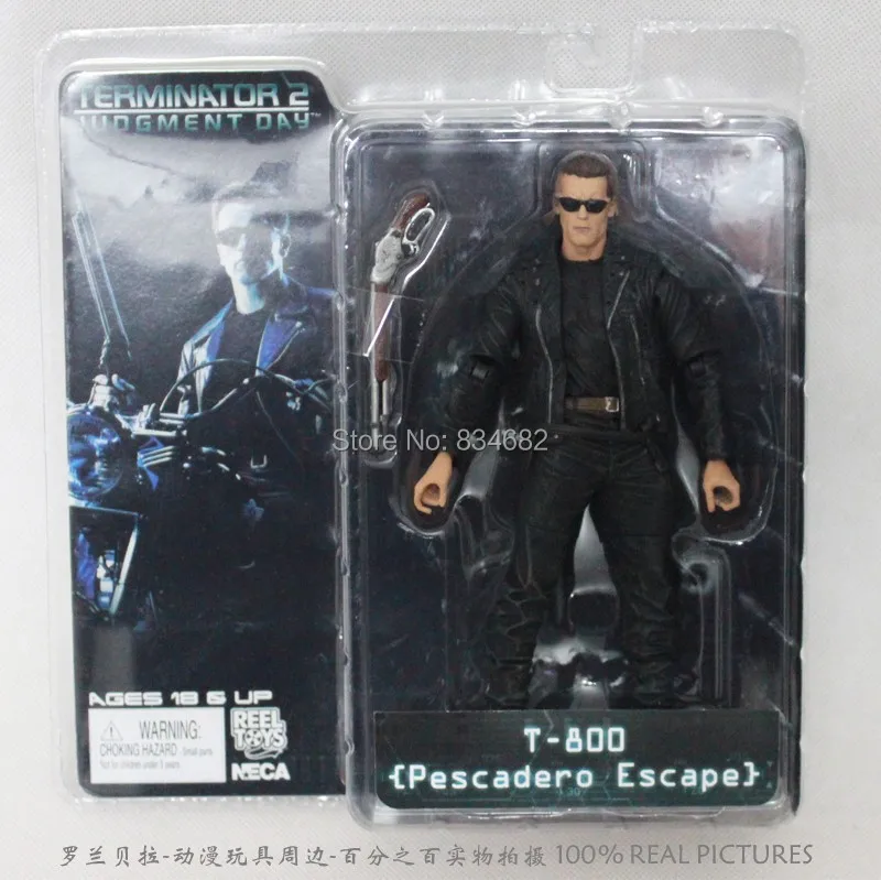 J.G Chen NECA Терминатор 2 Арнольд фигурку T-800 escadero Escape ПВХ фигурка игрушка | Игрушки и