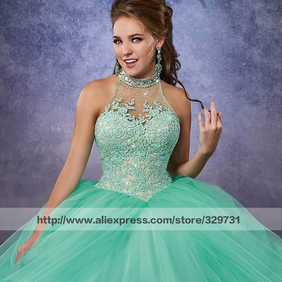 Хитрый Vestidos De 15 Anos Дебютантка Бальные Платья Кружева Аппликация Плюс Размер