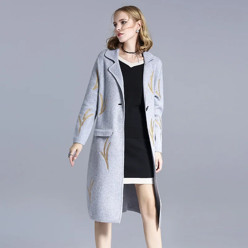 Женский осенне-зимний свитер в западном стиле новый высококачественный