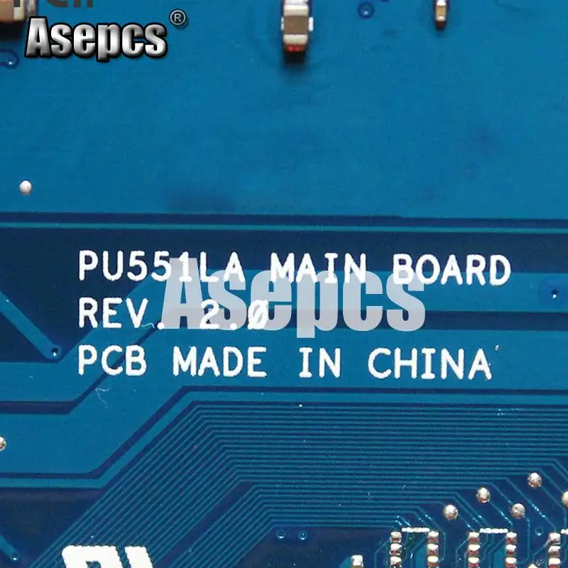 Asepcs PU551LA материнская плата для ноутбука For Asus PU551L PU551LD тест оригинальная I7 4500