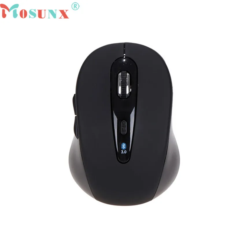 Mosunx Advanced Беспроводная игровая мышь Mini Bluetooth 3,0 6D 1600 dpi оптическая мышь для ноутбука raton inalambrico Горячая 1 шт - Цвет: Черный