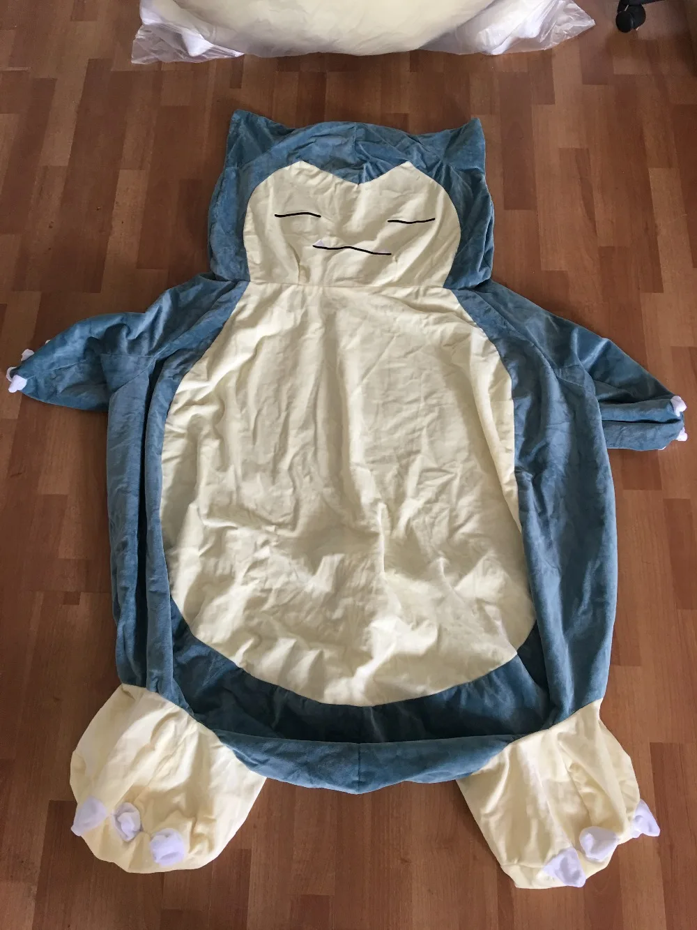 150 см Огромный карман плюшевые плюшевый снорлакс Игрушка Аниме Snorlax кожа Мягкая кукла животных только крышка без наполнения с молнией подарок для детей