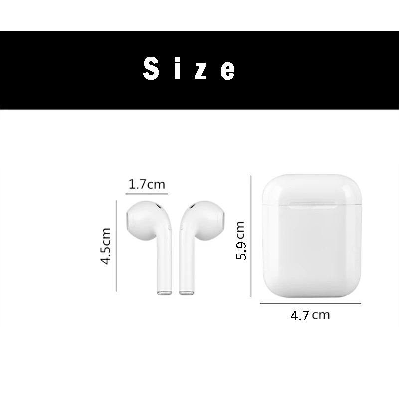 TWS I9S Bluetooth наушники Беспроводная гарнитура стерео наушники спортивные наушники с микрофоном для телефона xiaomi