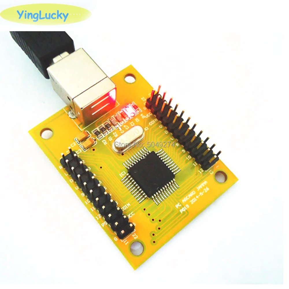 Аркадная DIY 2 игрока к USB контроллеру адаптер джойстик кодировщик кабель комплект