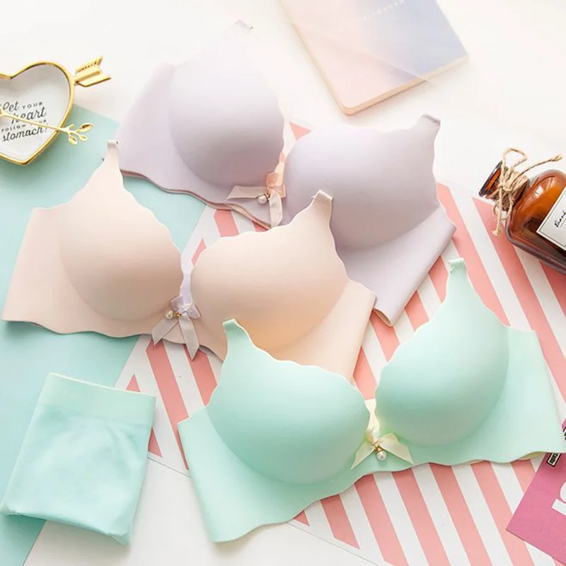 2017 женское нижнее белье сексуальное бюстгалтер пуш ап бесшовный без косточек