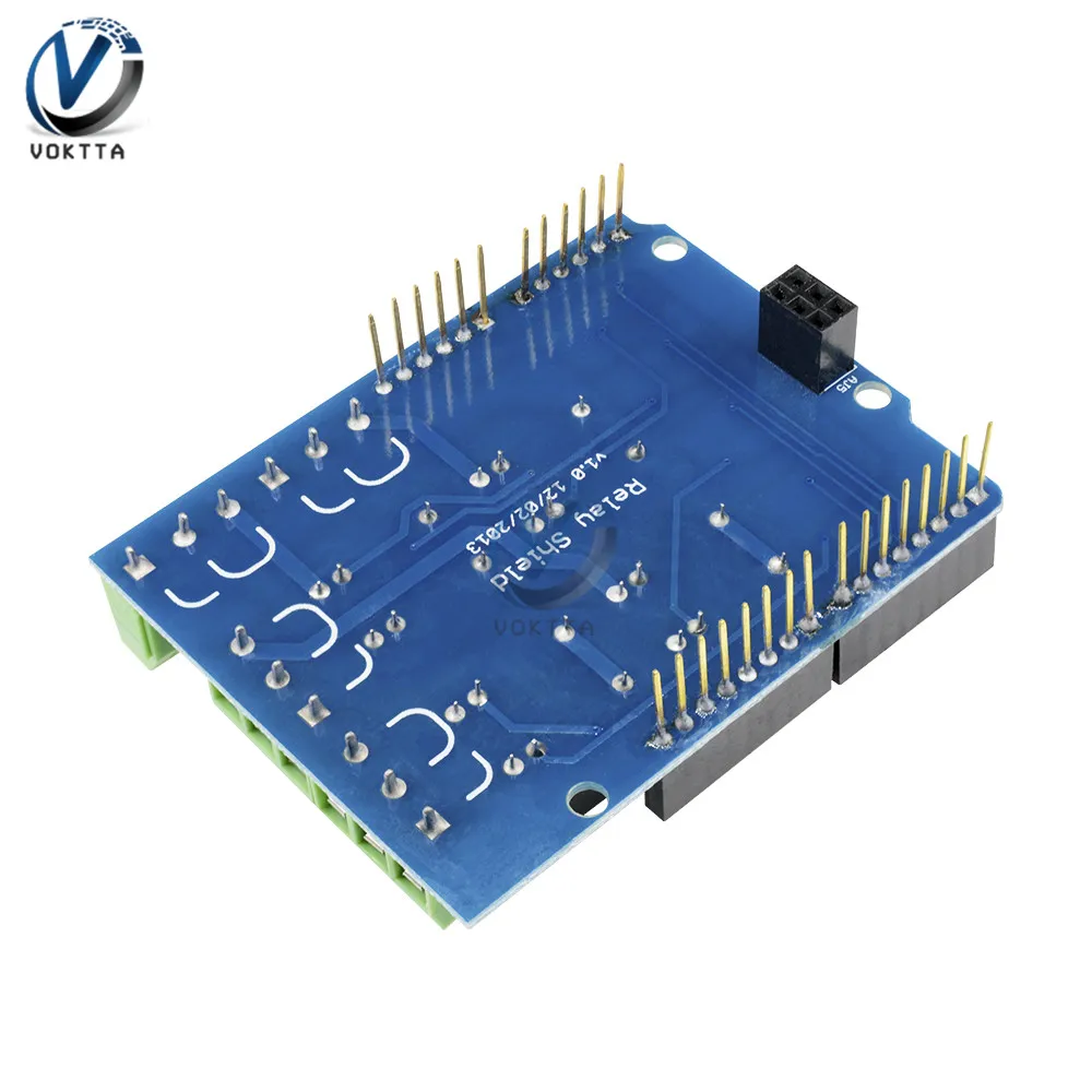 5 V 4 канальный Релейный модуль расширения для Arduino сигнала Управление Мощность