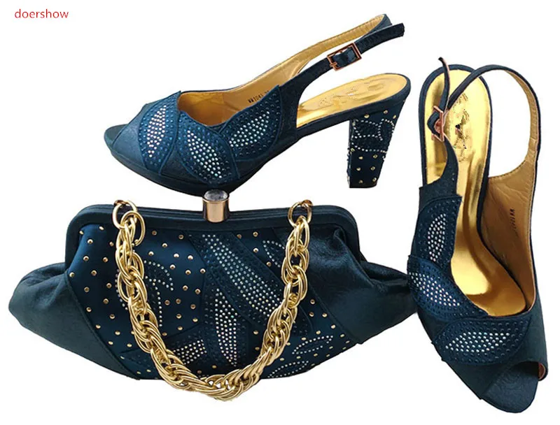 Doershow Новое поступление африканская модель модные женские туфли лодочки высокого