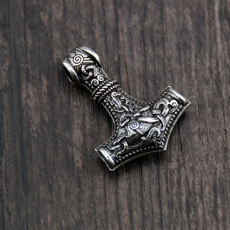 1 шт. норвежский викинг Молот Тора мьельнир ожерелье молоток Амулет ювелирные