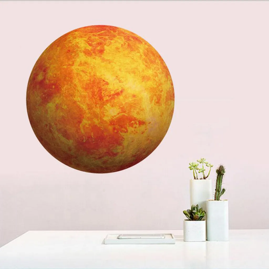Настенная Наклейка домашняя комнатная s для детской комнаты настенные планеты