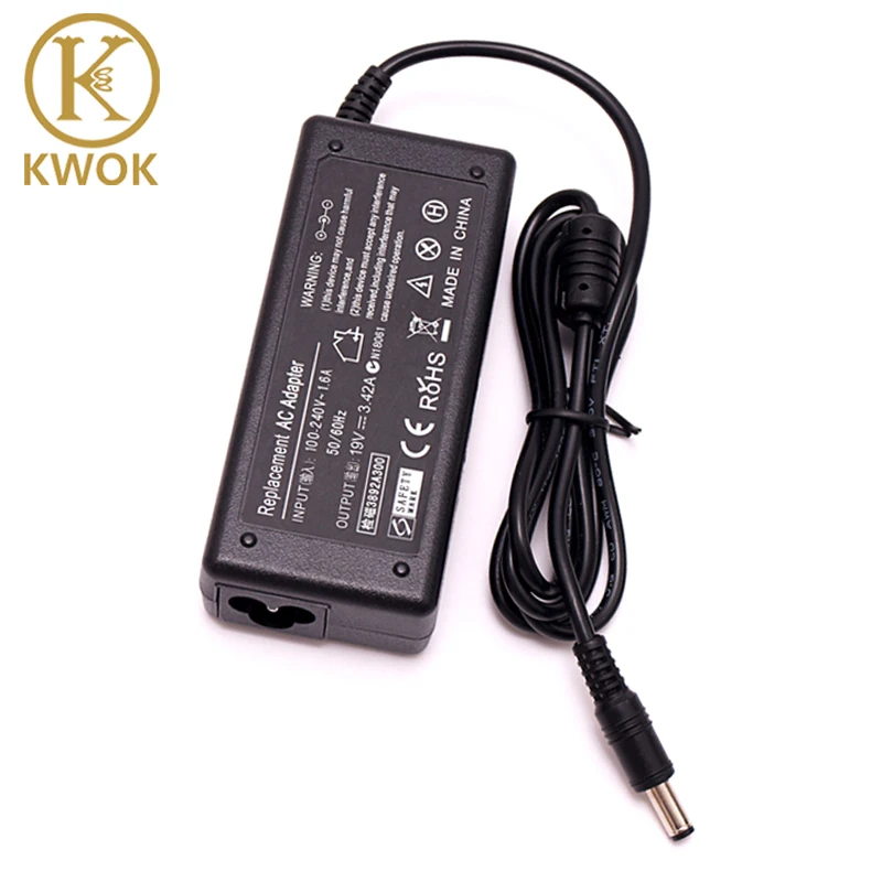 

19V 3.42A 5.5 X 2.5mm 65W N101 AC Laptop Adapter Charger For Acer/Toshiba/Asus/Lenovo SADP-65KB A43E CX200 Power Supply