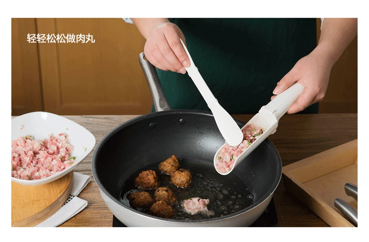 Хорошие гаджеты! Удобная самодельная машина для изготовления рыбьих мячей Набор