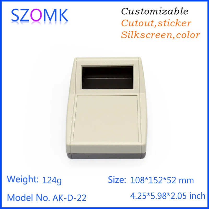 Szomk высокое качество настольный пластиковый корпус с ЖК дисплеем для электронных