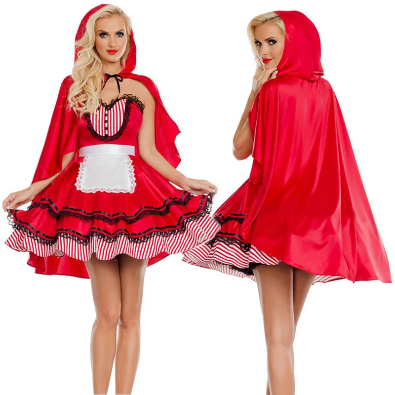 Костюм с красной шапочкой на Хэллоуин распродажа костюм для маленькой девочки |