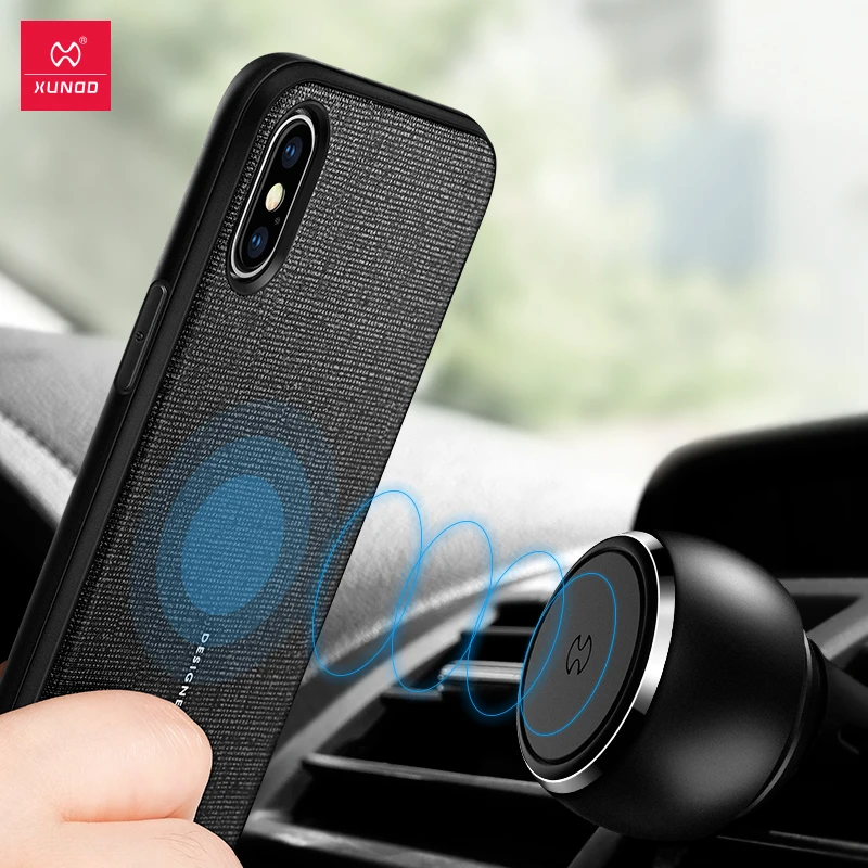 Магнитная Автомобильная Подставка для телефона XUNDD для iphone 7 Plus samsung s10 xiaomi Универсальный держатель с креплением на вентиляционное отверстие металлическая подставка для телефона