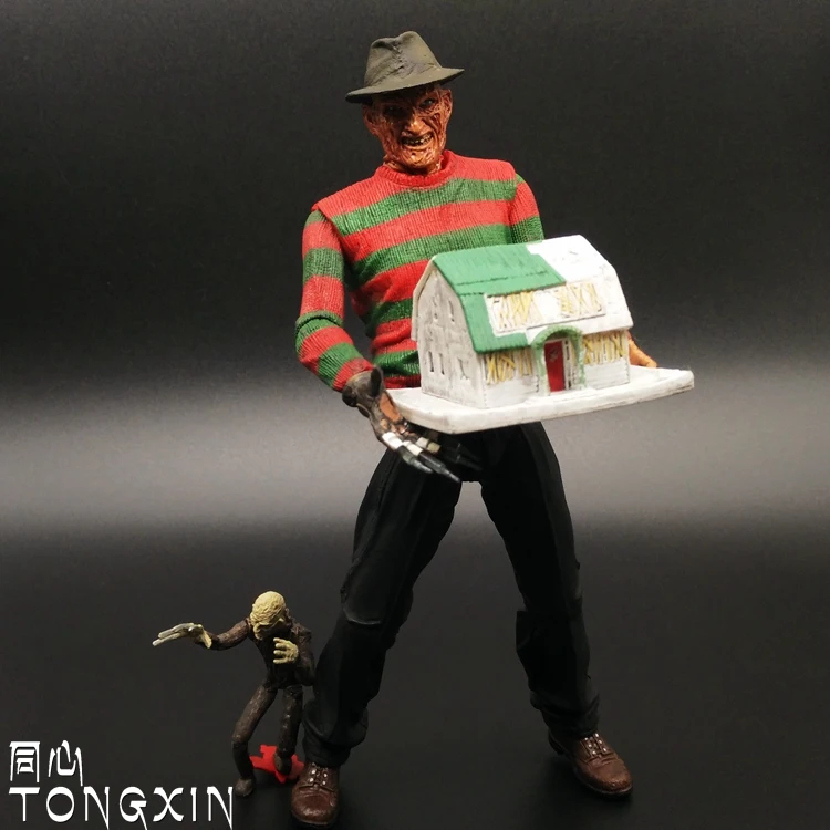 Freddy Krueger фигурка модель для "Кошмар на улице Вязов" шарнир может двигаться Кукла Фильм человек модель украшения фигурка игрушки подарок