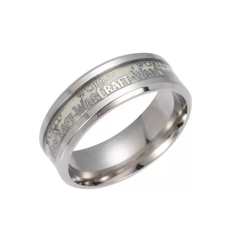 Мужское кольцо из нержавеющей стали золотого и серебряного цвета|Кольца| |