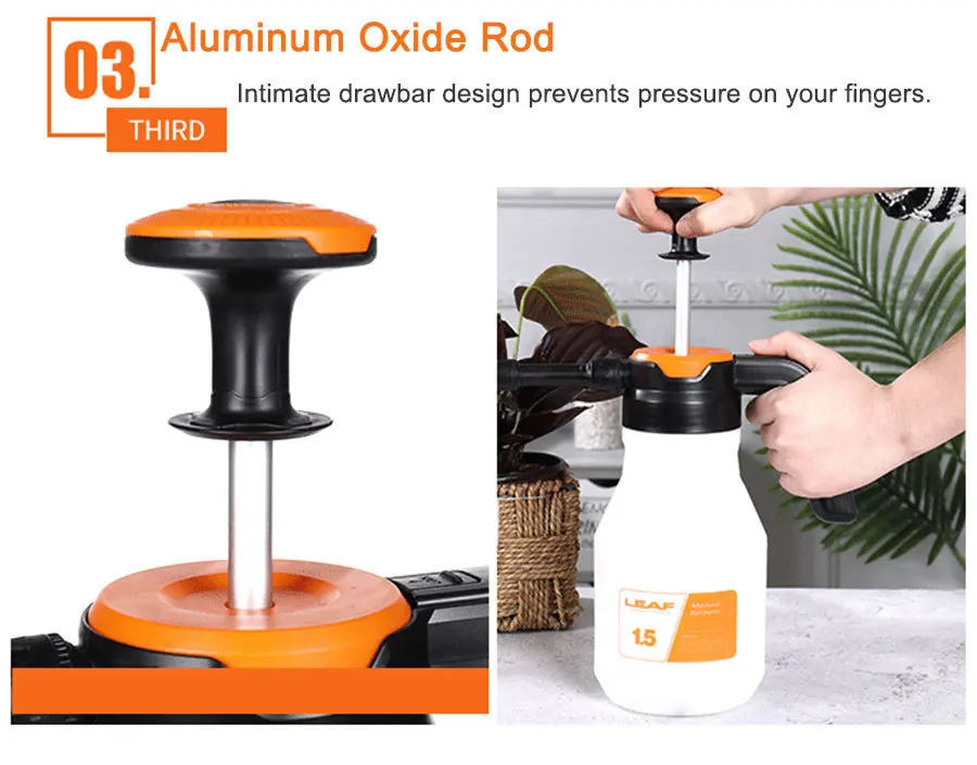 2L Foam Sprayer Pressure Pump Car Wash Watering Can Foam Nozzle For Home Window Cleaning Tools